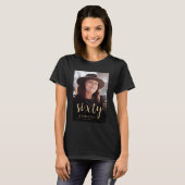 カスタムフォト 60歳の誕生日パーティー Tシャツ (正面フル)