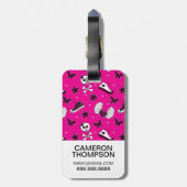 カスタムフォトEmoシンボル ラゲッジタグ (裏面縦)