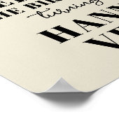 カスタムフォトERAS誕生日パーティーへようこそ ポスター (角)