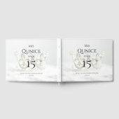 カスタムフォトMis Quince Anosキンセアニェラ誕生日 ゲストブック (全面)