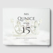 カスタムフォトMis Quince Anosキンセアニェラ誕生日 ゲストブック (裏面)