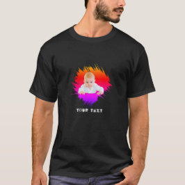 カスタムフォトTシャツ - 写真とテキストを追加 Tシャツ