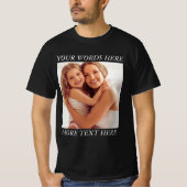 カスタムフォトTシャツ（名入れ可能） Tシャツ (正面)