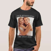 カスタムフォトTシャツ（名入れ可能） Tシャツ (正面)