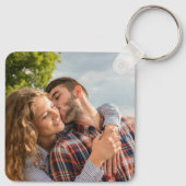 カスタムフォナ、愛、カップルパーソナライズされたー キーホルダー (裏面)