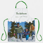 カスタムフォパーソナライズされたトクリスマス エプロン (正面)