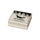 カスタムフォレストウルフファミリー差出人住所 ラバースタンプ (スタンプ)