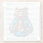 カスタムフットボール ガラスコースター (裏面)