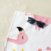 カスタムフパーソナライズされたラミンゴサンズバチェロレッテ ビーチタオル (インサイチュ)