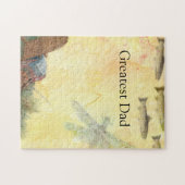 カスタムフライフィッシ図解入りの、写真付きのングマス ジグソーパズル (横)