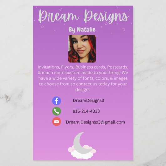 カスタムフライヤー チラシ (正面)