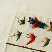 カスタムフライ釣りホジマス素朴 ビーチタオル (インサイチュ)