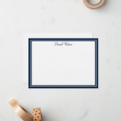 カスタムフラットノートカードリネン ノートカード (正面/裏面インサイチュ)