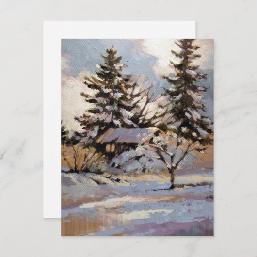 カスタムフラットノートカード サンキューカード (正面/裏面)