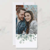 カスタムフラット結婚式招待状 (裏面)