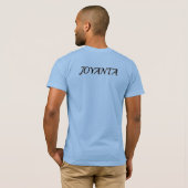 カスタムフラワーデザイン ホワイト メンズ Joyanta Tシャツ (裏面フル)