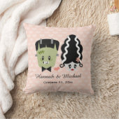 カスタムフランケンシュタインとモンスターズの結婚 クッション (ブランケット)