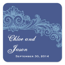 カスタムフランスのとベビーブルー結婚ズ