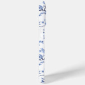 カスタムフランスのエレガントヴィンテージ青フローラギフト Case-Mate iPhoneケース (裏面 / 右)