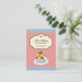 カスタムフランスのパリマカロンデザートストア 名刺 (スタンド正面)