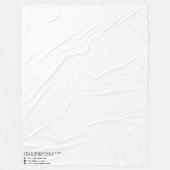 カスタムフリースブランケット会社 フリースブランケット (正面)