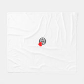 カスタムフリースブランケット | 写真、ロゴ、名前 フリースブランケット (正面(横))