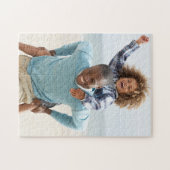 カスタムフルフォトファミリーメモリ ジグソーパズル (横)