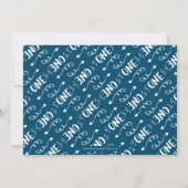 カスタムフルフォトファースト誕生日招待状 招待状 (裏面)