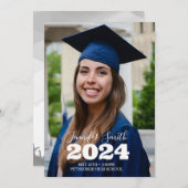 カスタムフルフォト卒業招待状 招待状 (正面/裏面)