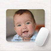 カスタムフルフォト文字 |名前をカスタムするミニマル マウスパッド (マウス)