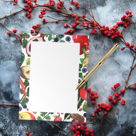 カスタムフルーツベギーの水の色の食料品縁どのリスト ノートパッド