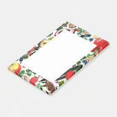 カスタムフルーツベギーの水の色の食料品縁どのリスト ポストイット (アングル)