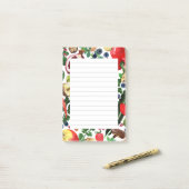 カスタムフルーツベギーの水の色の食料品縁どのリスト ポストイット (デスク上)