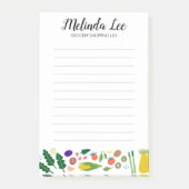 カスタムフルーツベギースグ縁どロッシショッピングリスト ポストイット (正面)