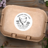 カスタムフレッシュエッグズファミリーファーム ラウンドシール