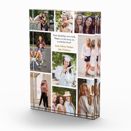 カスタムフレンズコラージュフレンドシップ引用文 フォトブロック (右)