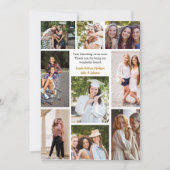 カスタムフレンズコラージュ友好引用文カード (正面)