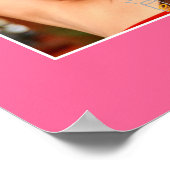 カスタムフレンドハッピーバースデーフォトコラージュ ポスター (角)