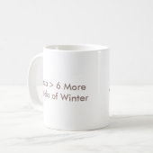 カスタムフレーズGroundhogの日 コーヒーマグカップ (正面左)