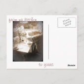 カスタムフロントパネル秋の縁ど葉 ポストカード (裏面)