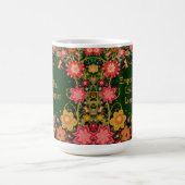 カスタムフローラかわいらし先生名と引用文 コーヒーマグカップ (中央)