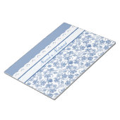 カスタムフローラとレースフェイクメモ帳 ノートパッド (アングル)