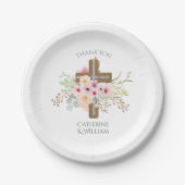 カスタムフローラクロス ペーパープレート (正面)