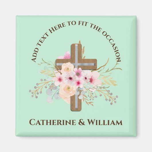 カスタムフローラクロス マグネット (正面)