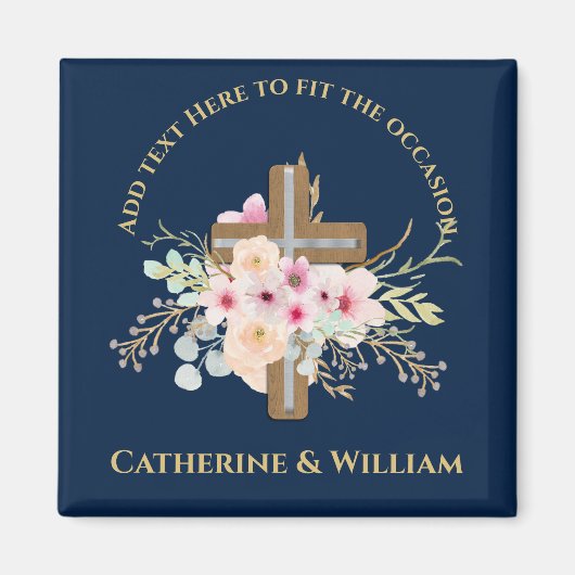 カスタムフローラクロス マグネット (正面)