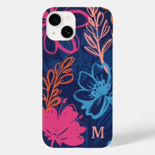 カスタムフローラクールボホモノグラムカラフルトロピカルト Case-Mate iPhone 14ケース