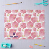 カスタムフローラティッシュペーパー – ワパーソナライズされたット 薄葉紙 (クラフト)