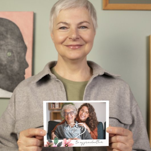 カスタムフローラハッピーマザーズ・デイ・祖母 シーズンカード