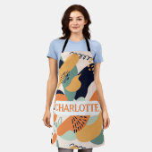 カスタムフローラパターン(の模様が)あるエプロン エプロン (着用した状態)