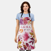 カスタムフローラパターン(の模様が)あるエプロン エプロン (着用した状態)